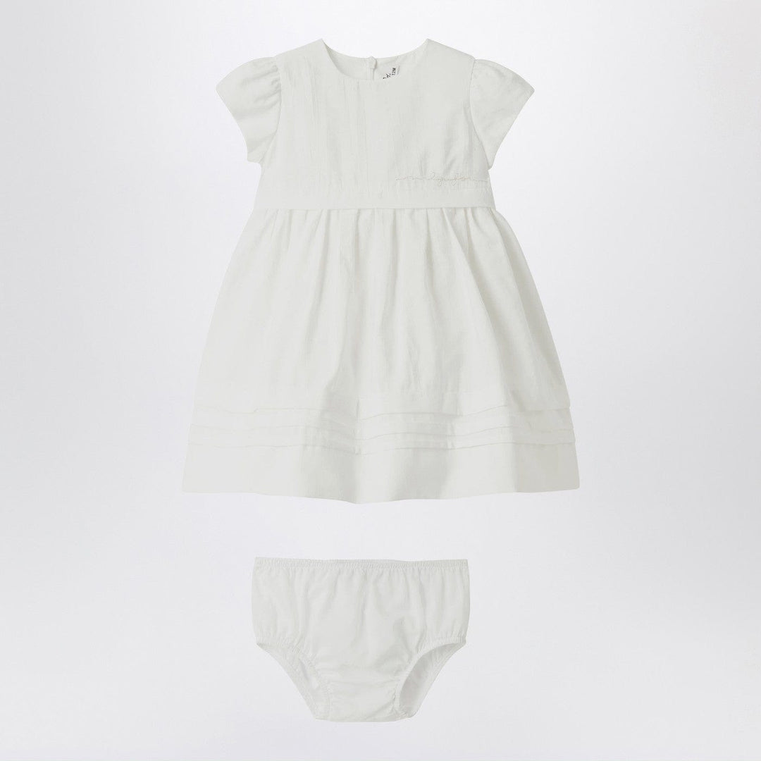 Apparel &amp; Accessories Il Gufo - White dress with culotte in viscose poplin Brand