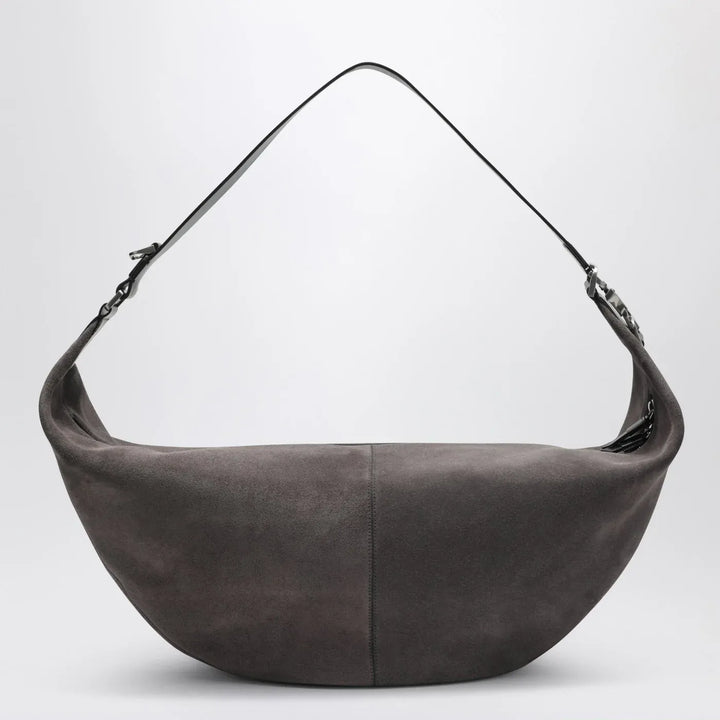 LEMAIRE - Greige Quiver Clip suede bag Brand Apparel &amp; Accessories TU