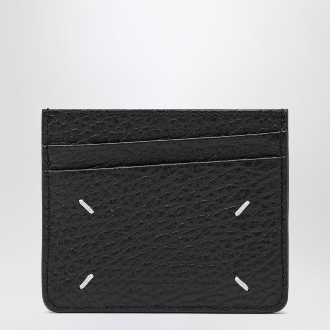 Apparel &amp; Accessories TU Maison Margiela - Black Four Stitches calfskin card holder Brand