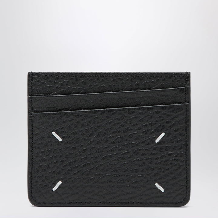 Apparel &amp; Accessories TU Maison Margiela - Black Four Stitches calfskin card holder Brand