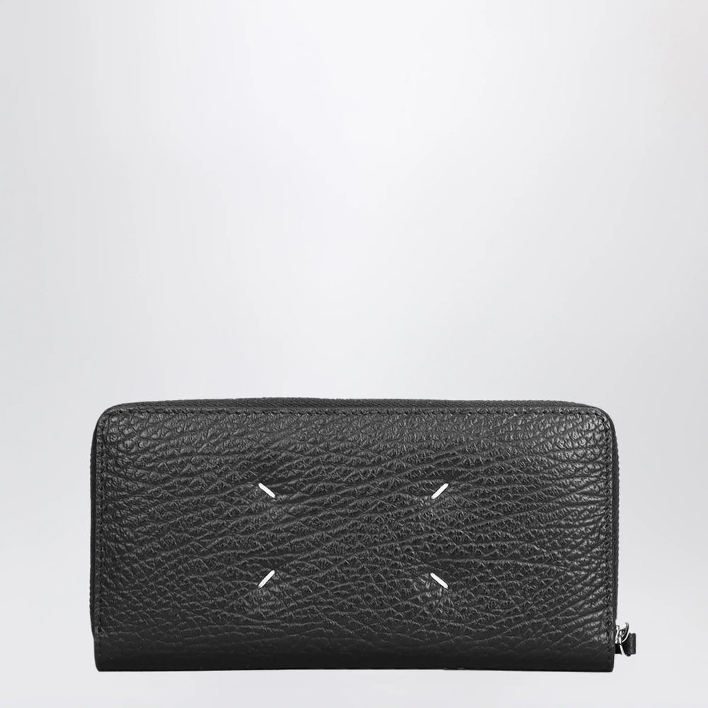 Maison Margiela - Four Stitches zip-around wallet black Brand Apparel & Accessories TU