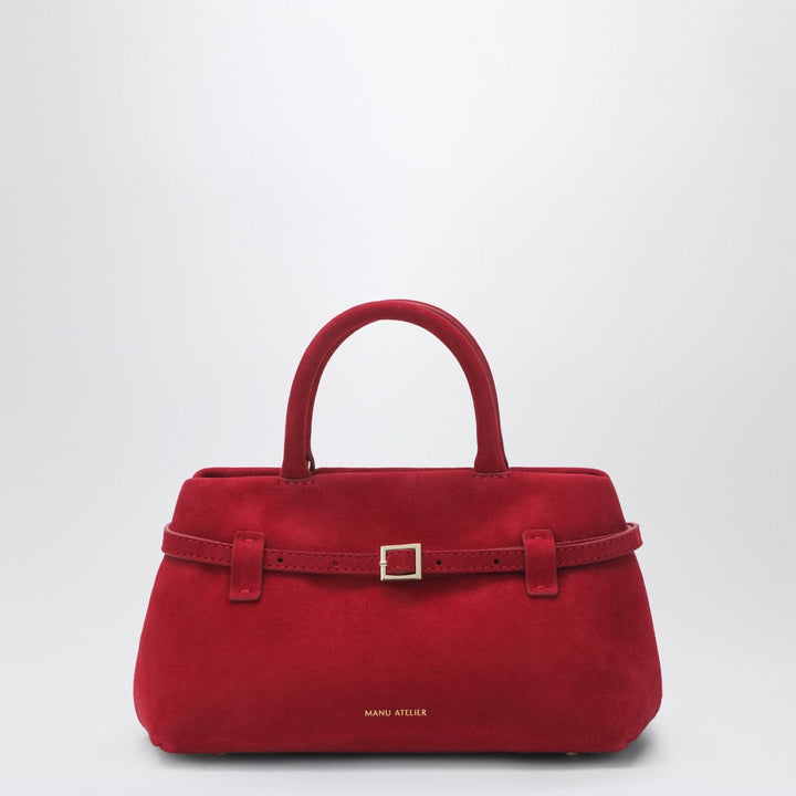 Apparel &amp; Accessories TU Manu Atelier - Le Cambon 25 red suede bag Brand