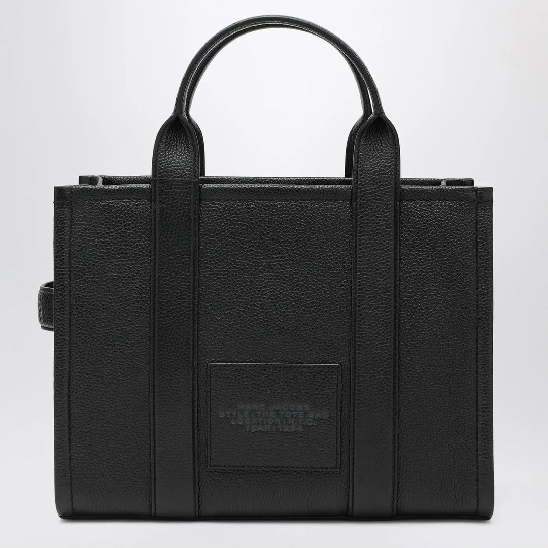 Marc Jacobs - Black leather The Medium Tote Bag Brand Apparel &amp; Accessories TU
