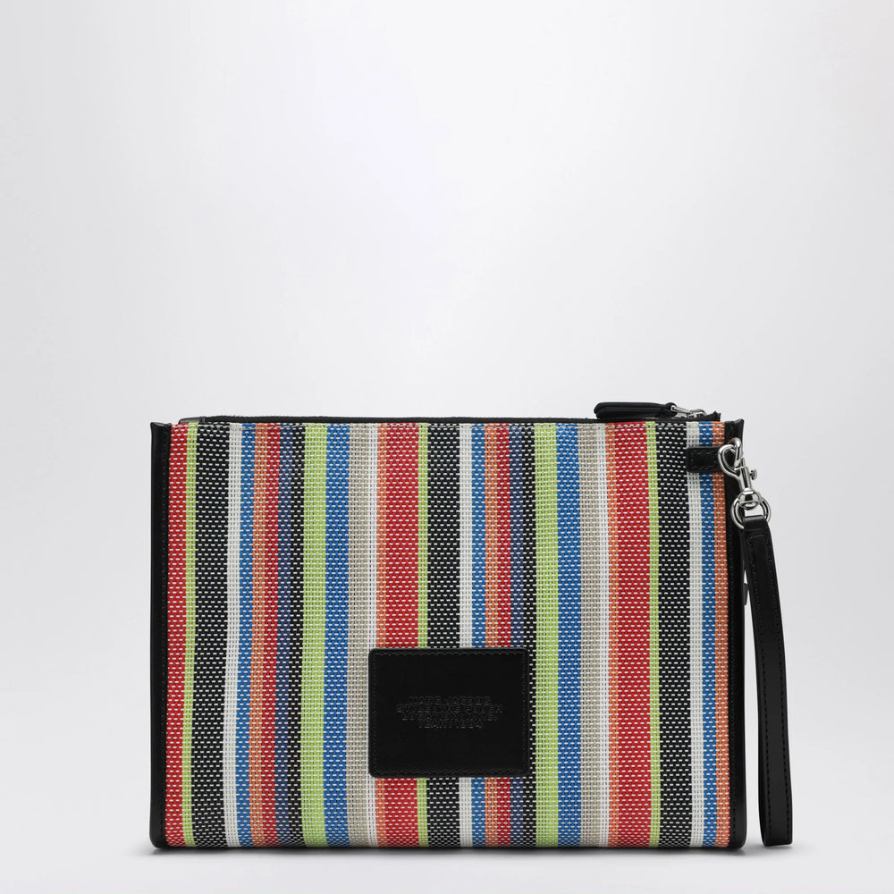 Marc Jacobs - Large rainbow-striped mesh pouch with wrist strap Brand Apparel & Accessories TU