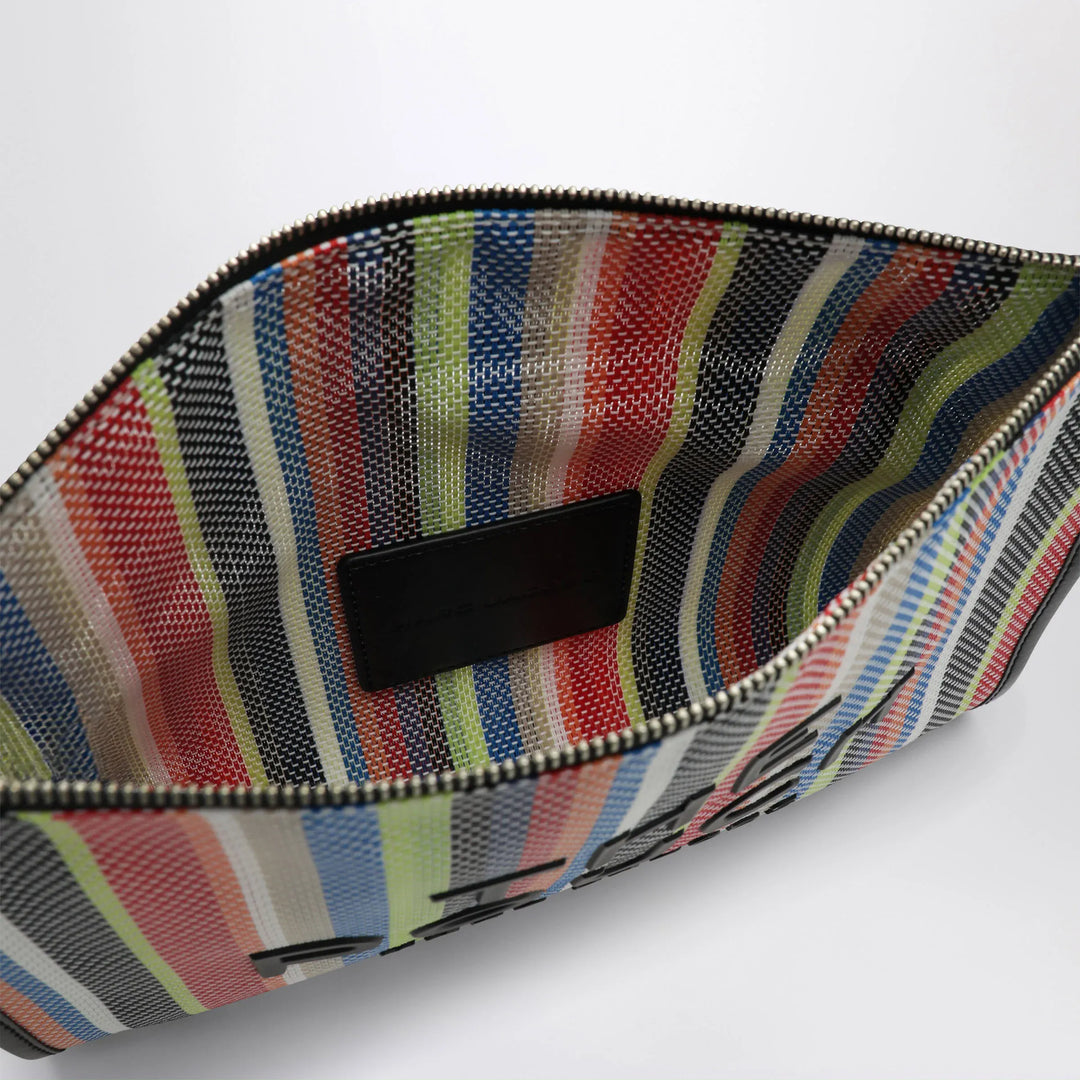 Marc Jacobs - Large rainbow-striped mesh pouch with wrist strap Brand Apparel &amp; Accessories TU