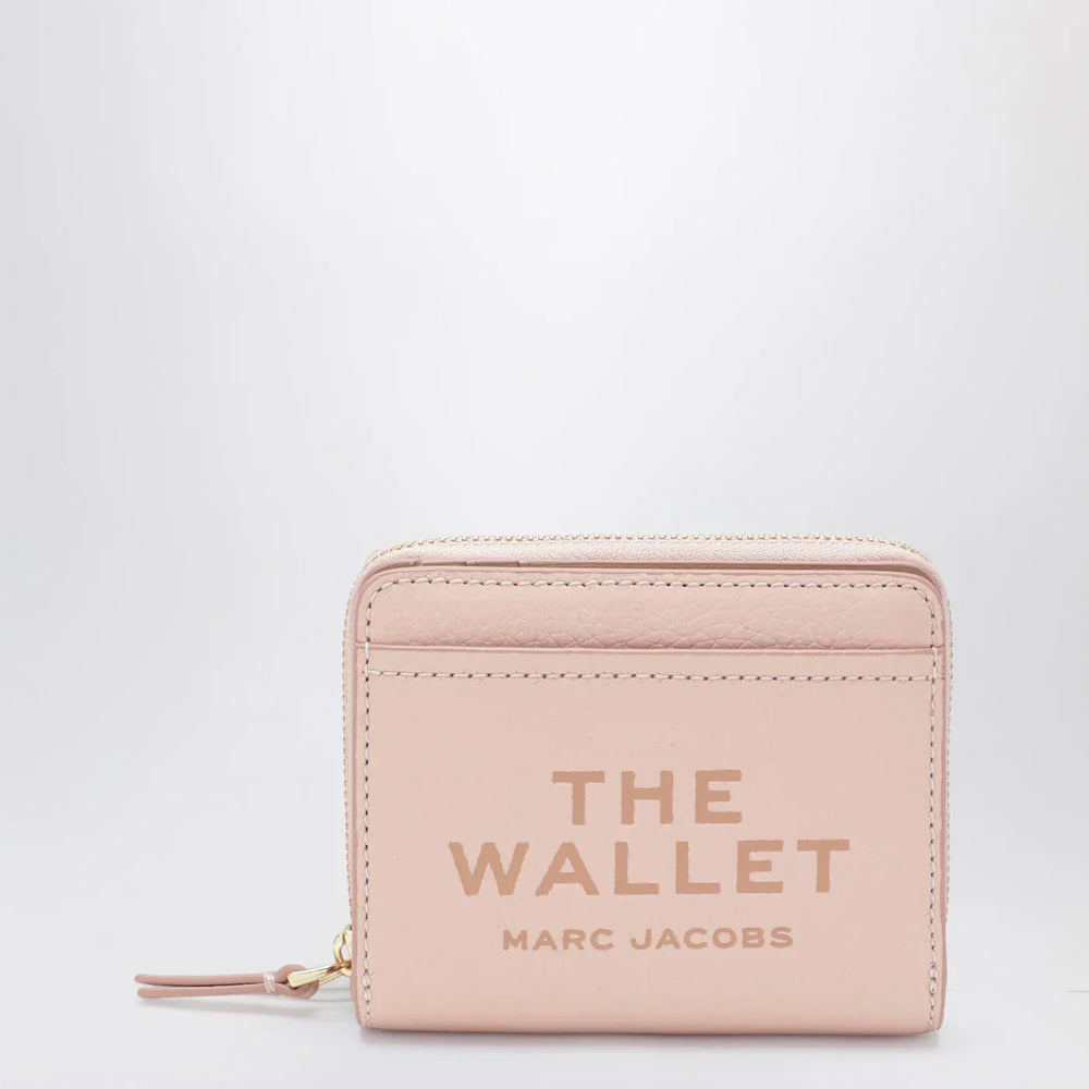 Marc Jacobs - Mini pink full-grain leather wallet Brand Apparel & Accessories TU