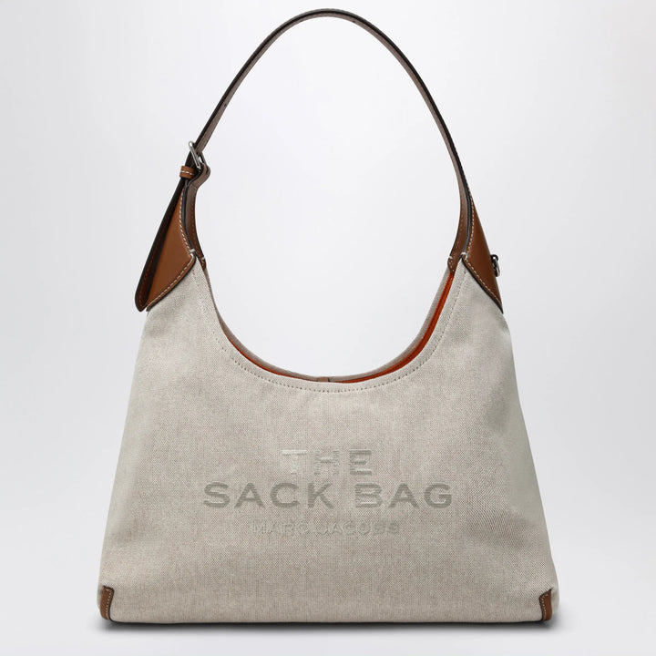 Marc Jacobs - Sack Bag bucket bag in canvas and leather beige/argan Brand Apparel &amp; Accessories TU