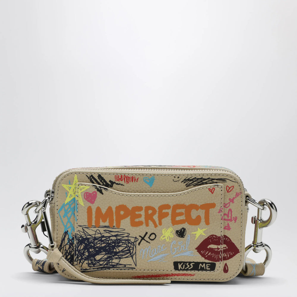 Marc Jacobs - Snapshot Punk Scribble shoulder bag in leather Brand Apparel & Accessories TU