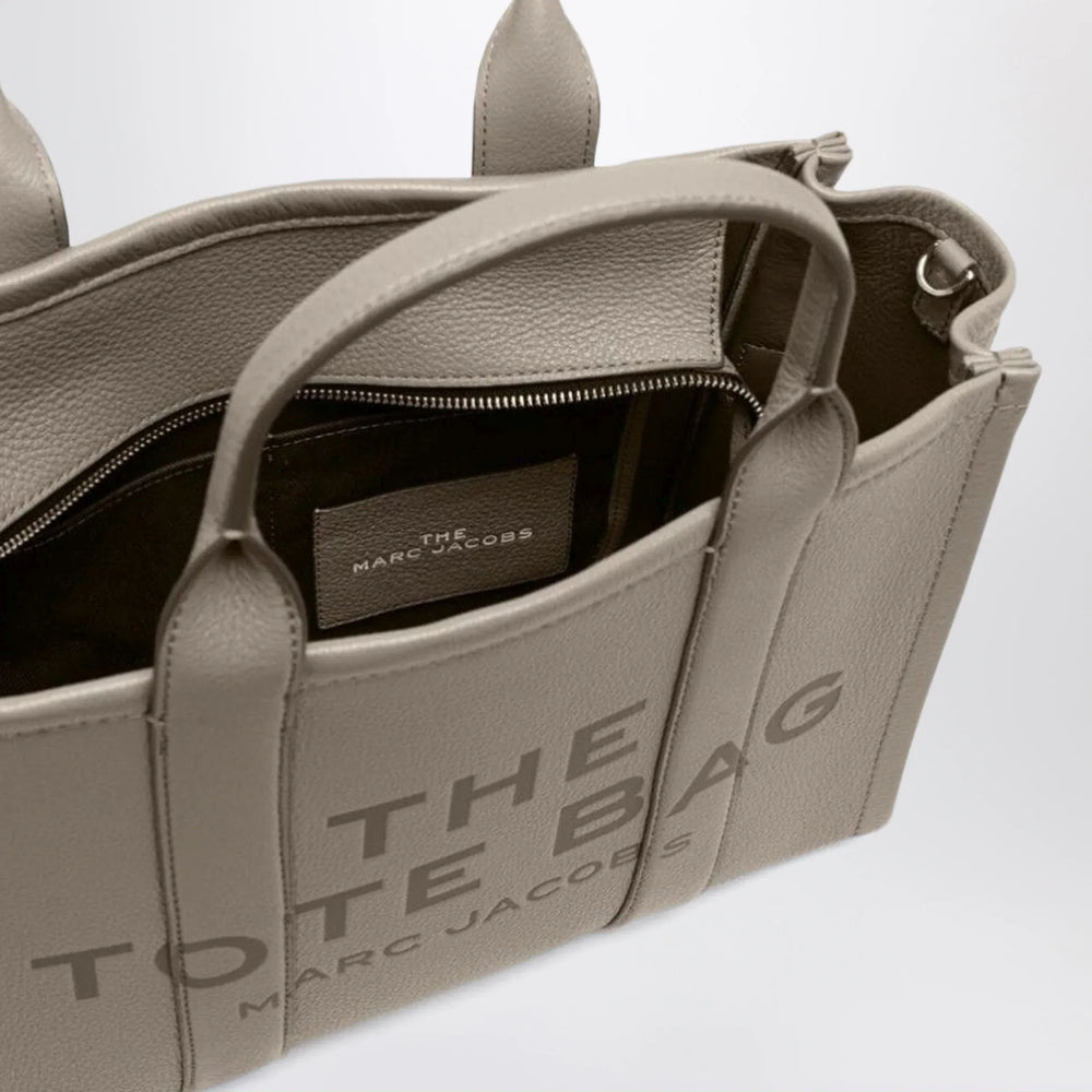 Marc Jacobs - The Medium Tote Bag Cement in leather Brand Apparel & Accessories TU