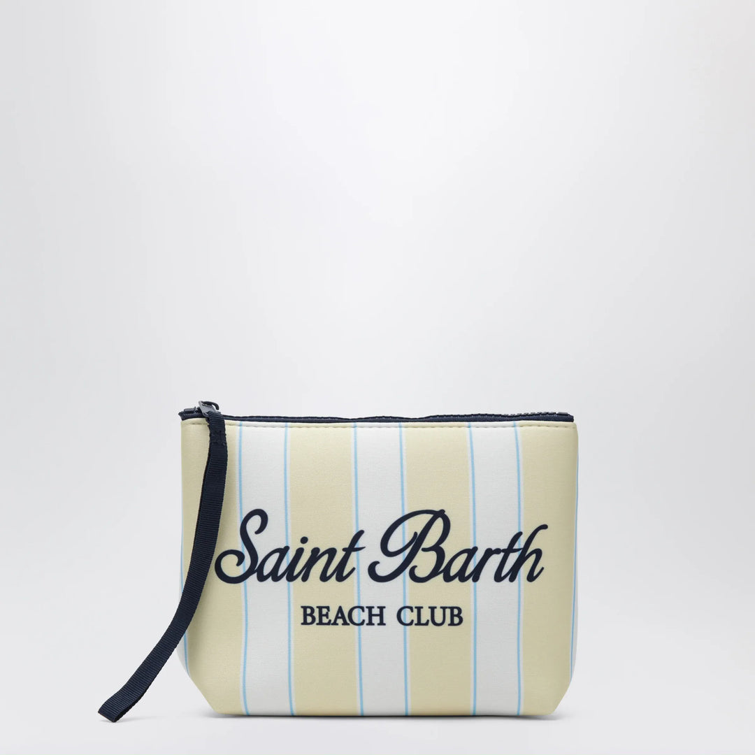 MC2 Saint Barth - Aline striped scuba fabric clutch Brand Apparel & Accessories TU