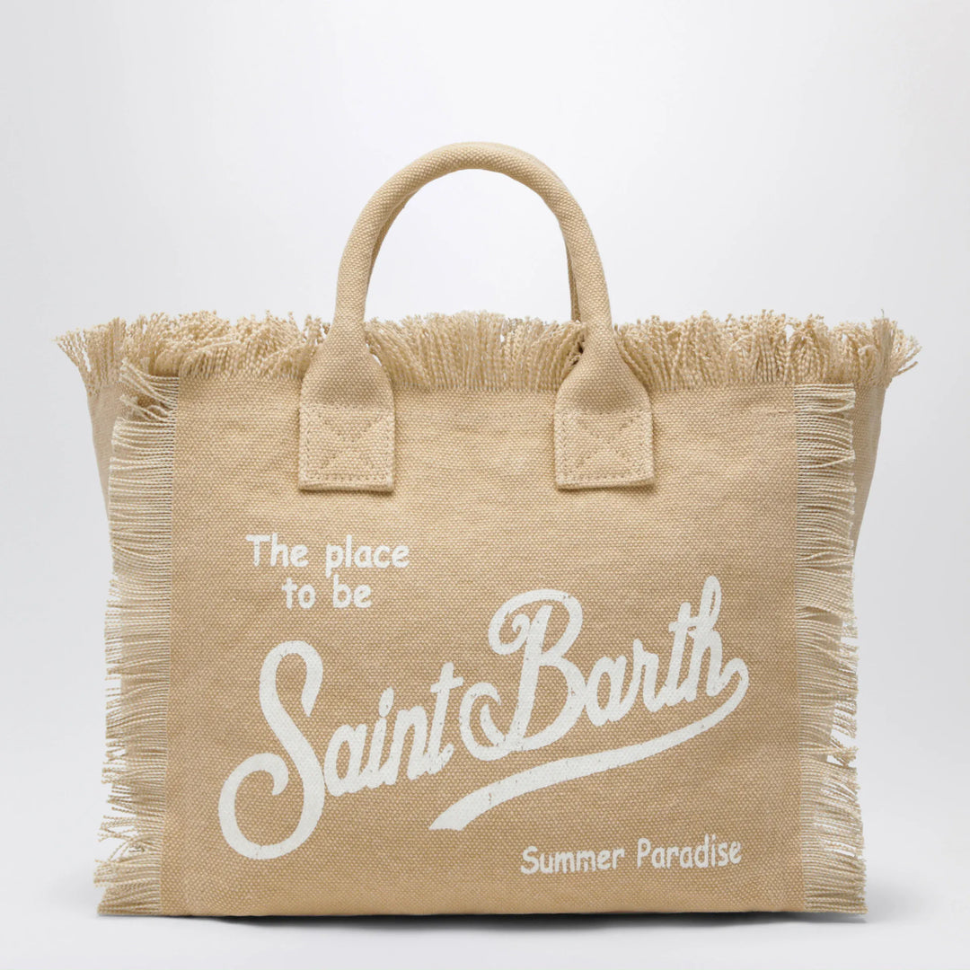 MC2 Saint Barth - Beige Colette cotton bag Brand Apparel &amp; Accessories TU