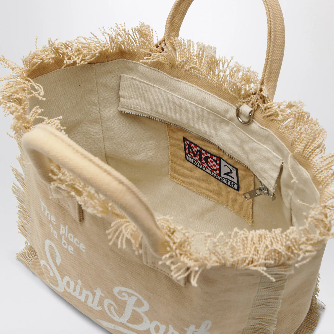 MC2 Saint Barth - Beige Colette cotton bag Brand Apparel &amp; Accessories TU