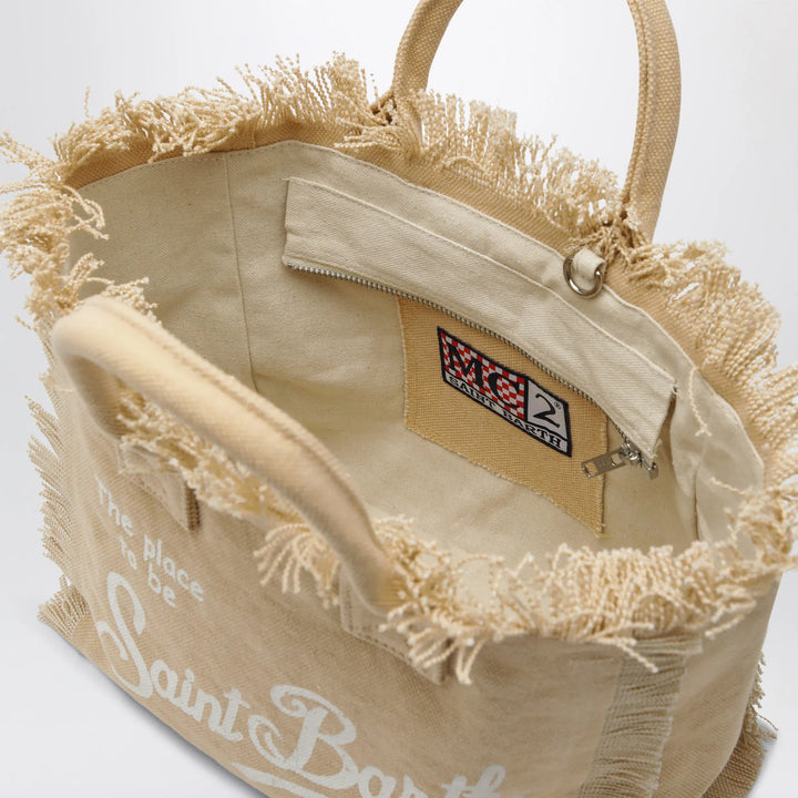 MC2 Saint Barth - Beige Colette cotton bag Brand Apparel &amp; Accessories TU