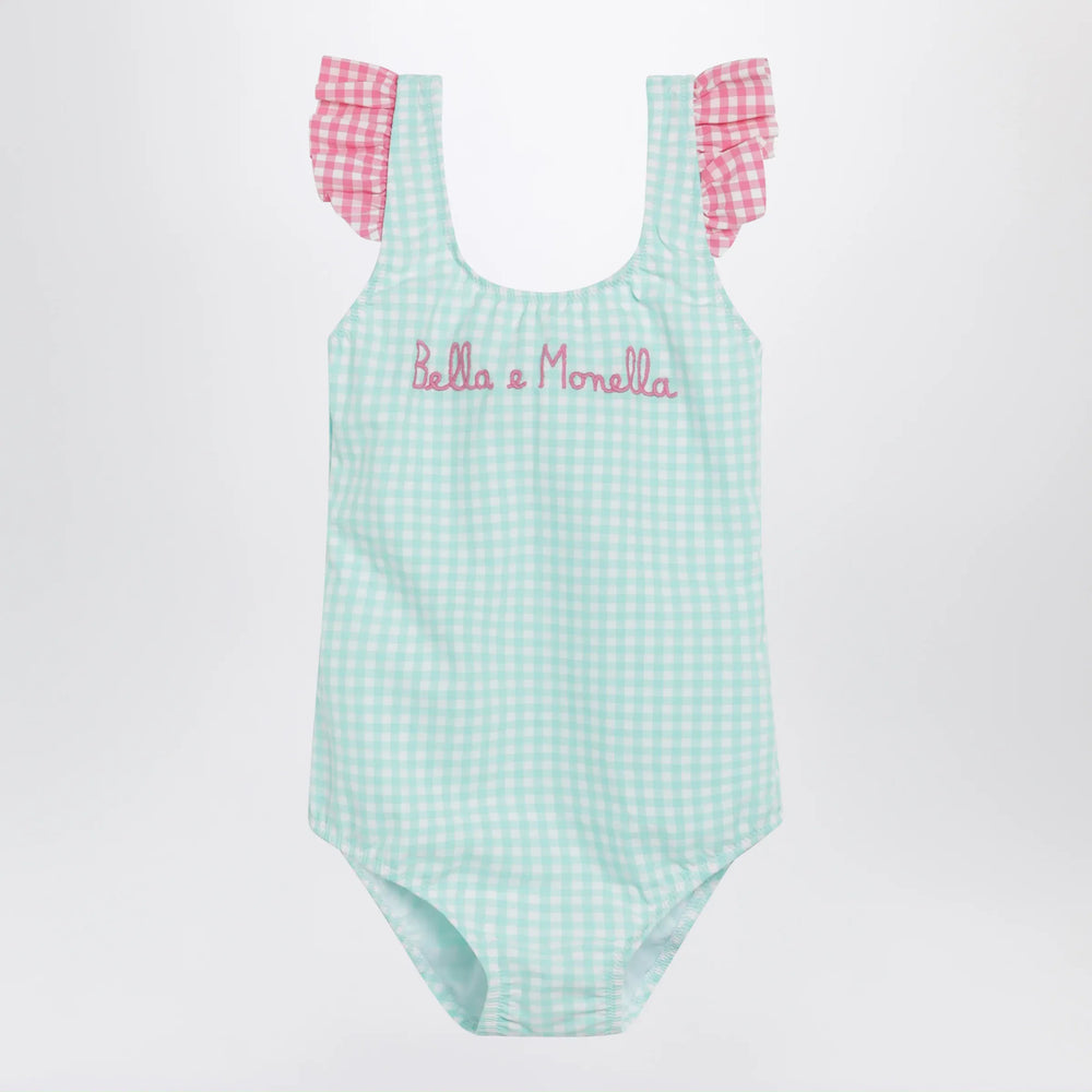 MC2 Saint Barth - Bella e Monella swimsuit with Vichy pattern Brand Apparel & Accessories 8