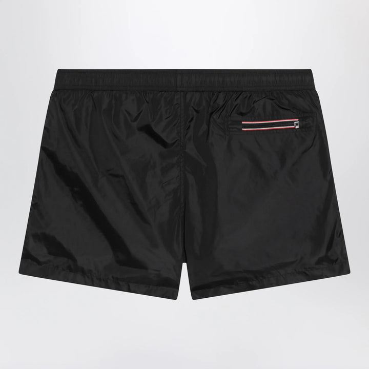 Moncler - Black swimsuit with logo patch Brand Apparel &amp; Accessories