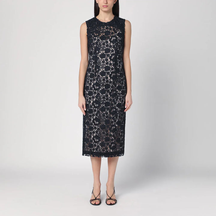 P.A.R.O.S.H. - Blue lace midi dress Brand Apparel &amp; Accessories S