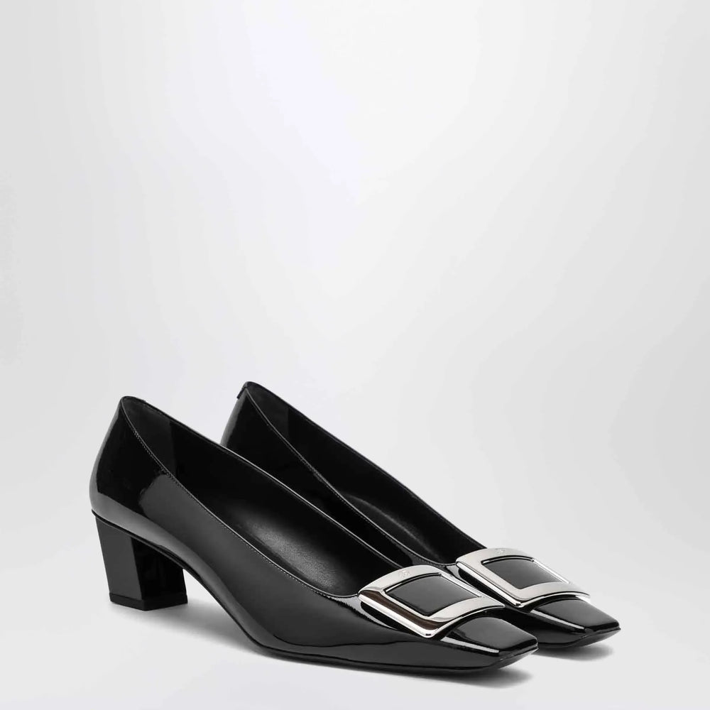 ROGER VIVIER - Belle Vivier patent leather black décolletés Brand Apparel & Accessories