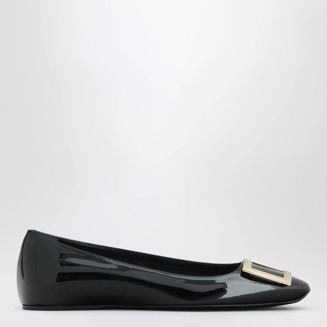 ROGER VIVIER - Black patent leather ballet flats Brand Apparel & Accessories 36,5 IT