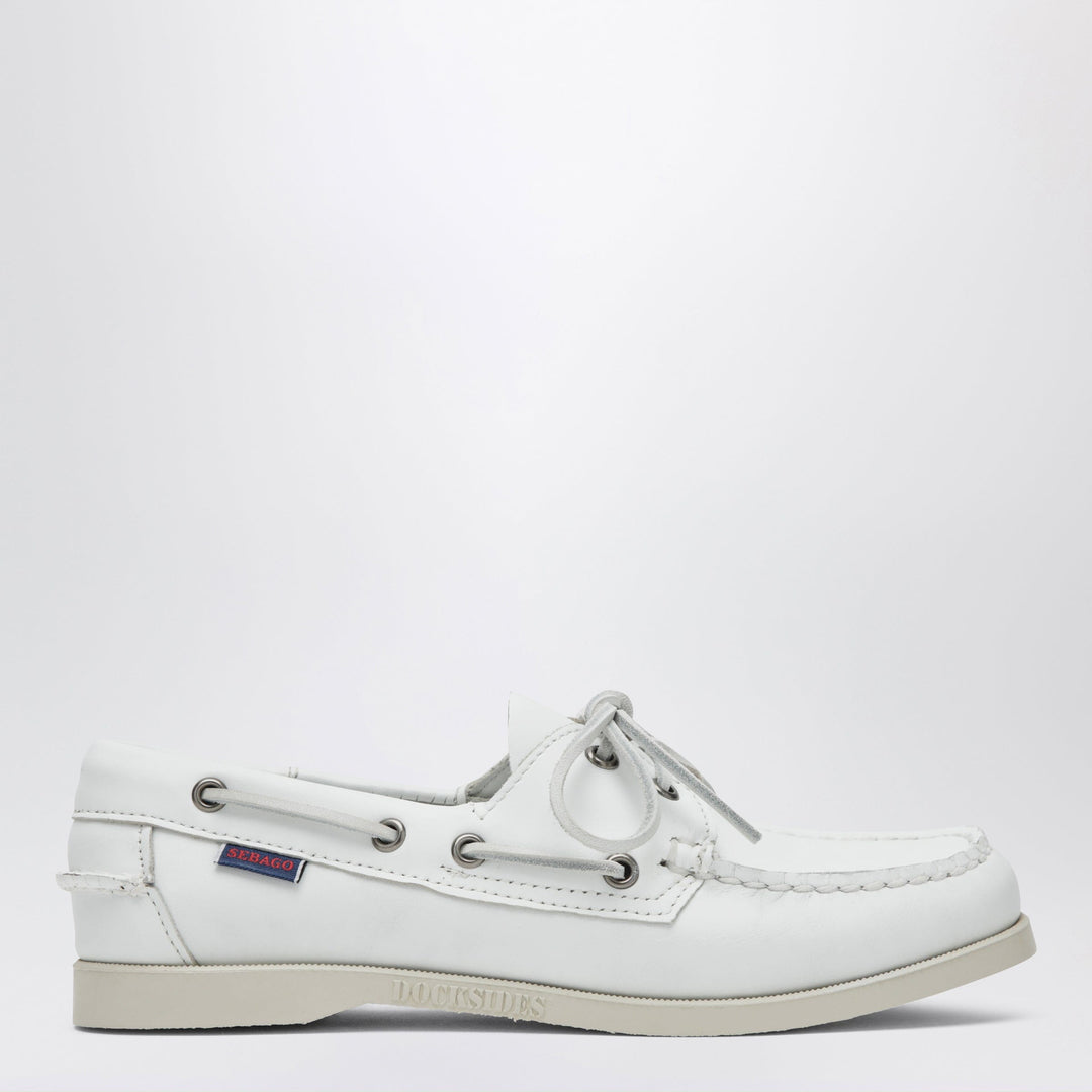 Apparel & Accessories Sebago - Portland women's boat shoes in leather, white Brand