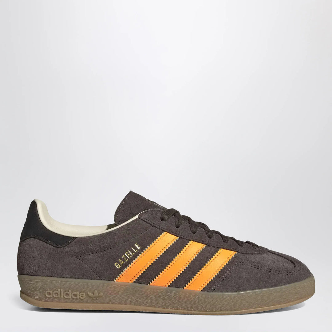 adidas Originals - Sneakers Gazelle Indoor Brown / Lucid Tangerine / Wonder White Brand Apparel & Accessories > Shoes 7 UK