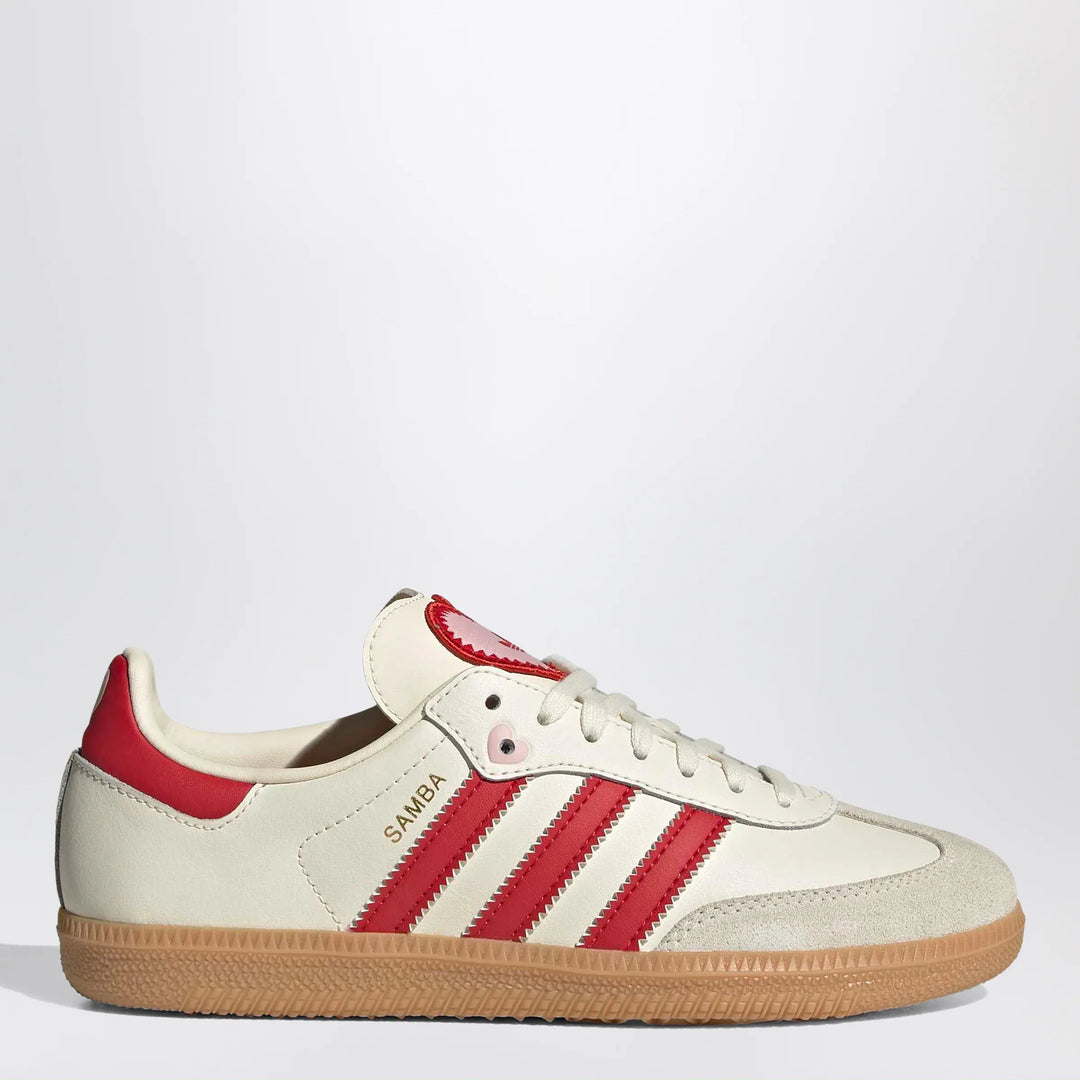 adidas Originals - Sneakers Samba Cream White/Better Scarlet/Gum Brand Apparel & Accessories > Shoes 3