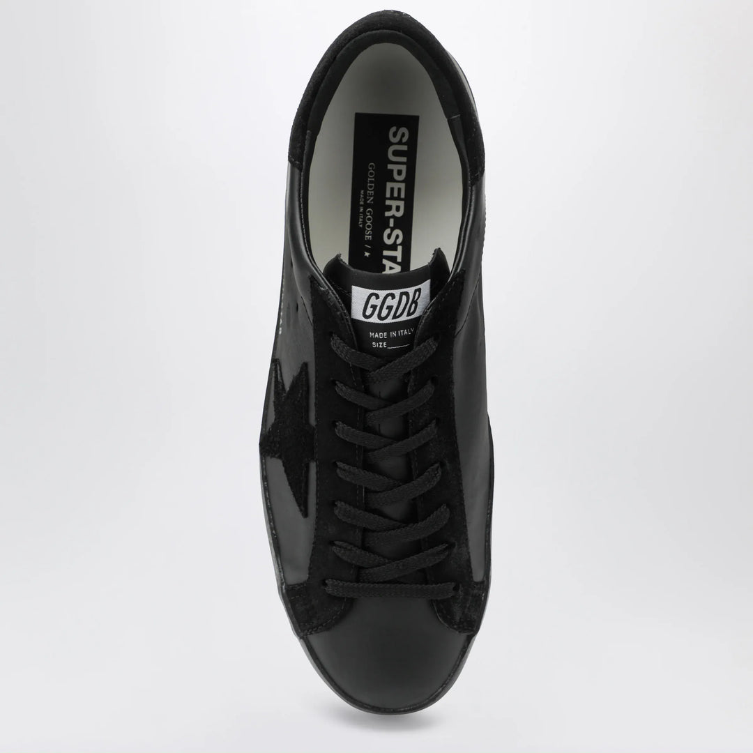 Golden Goose - Black Super-Star sneakers in leather and suede Brand Apparel &amp; Accessories > Shoes 44 IT