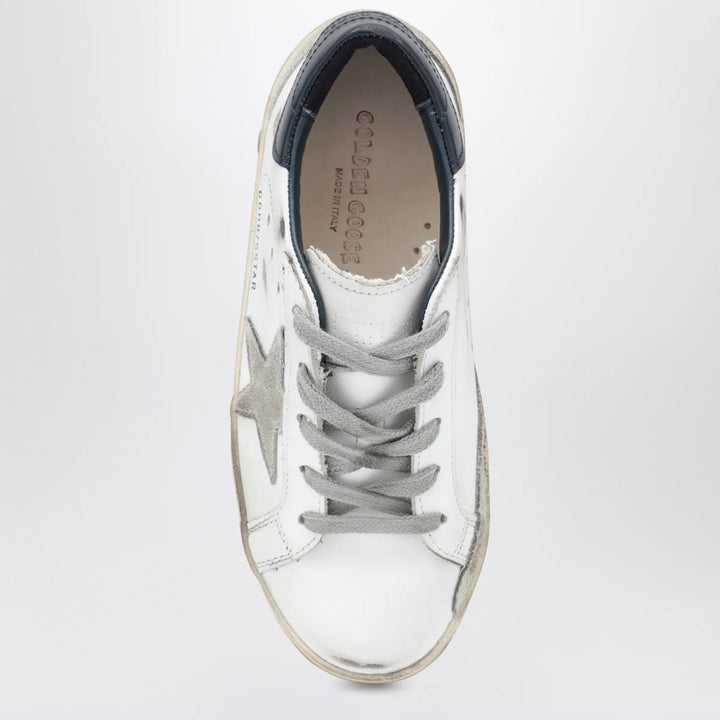 Golden Goose - Super-Star Sneakers in white/navy blue Brand Apparel &amp; Accessories > Shoes
