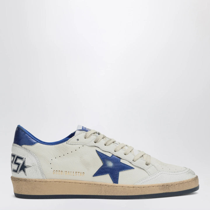 Golden Goose - White/metallic blue Ballstar sneakers Brand Apparel &amp; Accessories > Shoes 43 IT