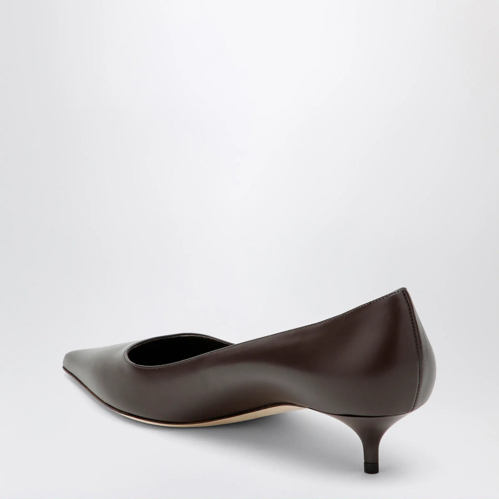 Jimmy Choo - Amelia 35 pumps in Chocolate leather Brand Apparel & Accessories > Shoes