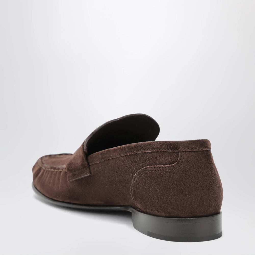 Jimmy Choo - Ellis suede leather loafers in chocolate Brand Apparel & Accessories > Shoes