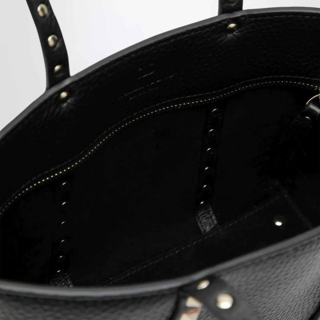 Valentino Garavani - Black Rockstud bag in grained calfskin Brand Apparel &amp; Accessories TU