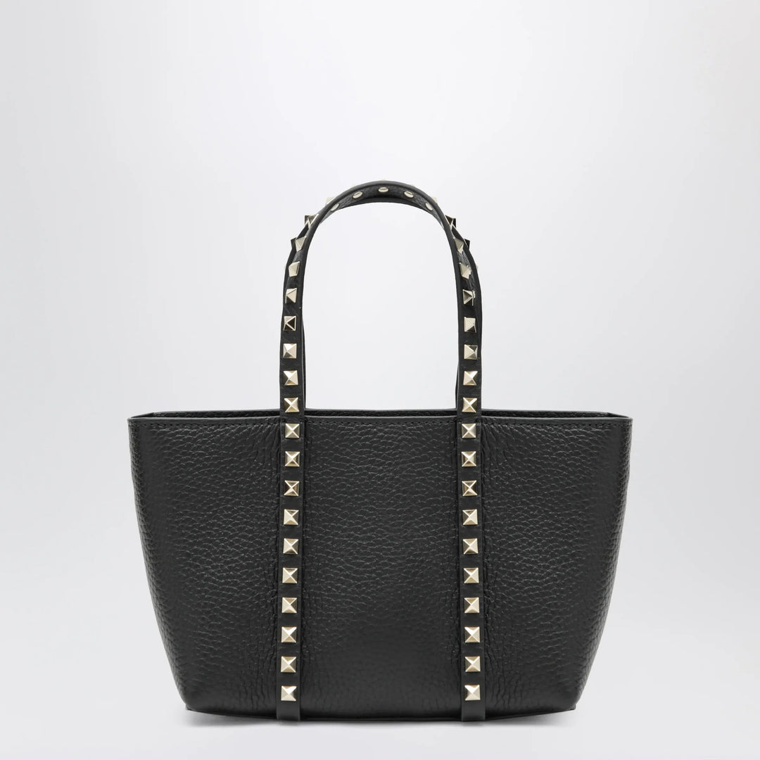Valentino Garavani - Black Rockstud bag in grained calfskin Brand Apparel &amp; Accessories TU