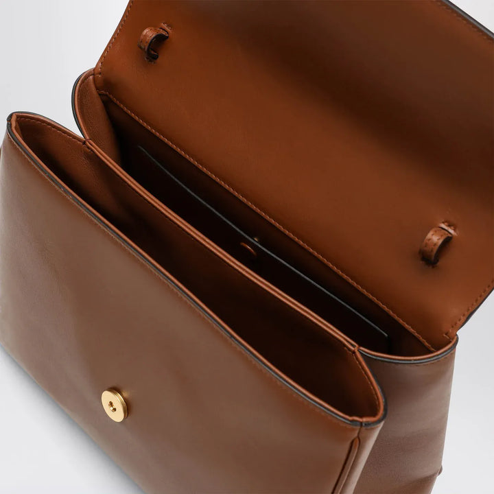 Valentino Garavani - Large shoulder bag 9TO5 tobacco Brand Apparel &amp; Accessories TU