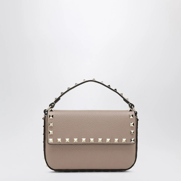 Valentino Garavani - Rockstud pouch in grained calf leather, powder Brand Apparel &amp; Accessories TU