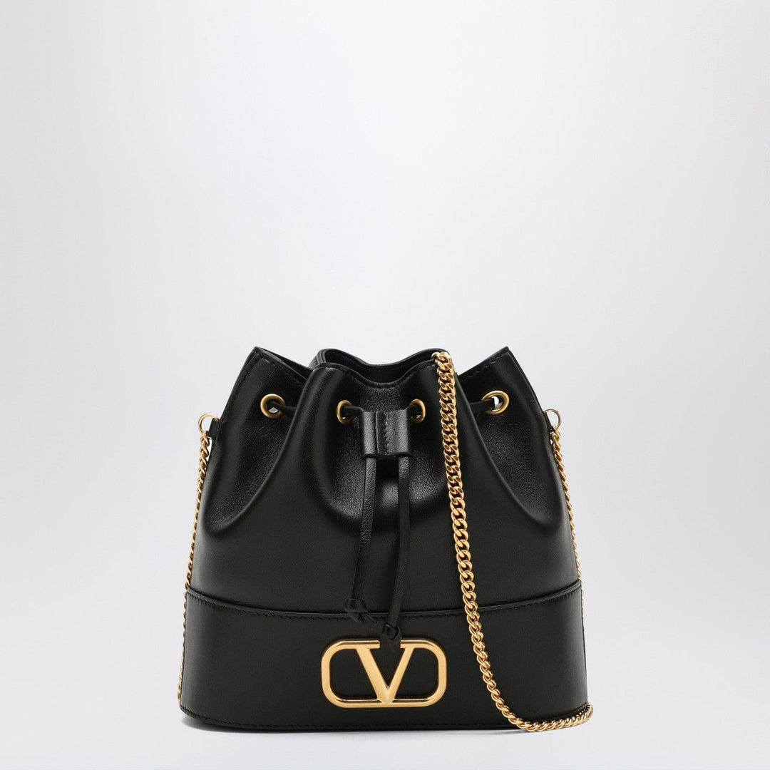 Apparel & Accessories TU Valentino Garavani - Vlogo black leather bucket bag Brand