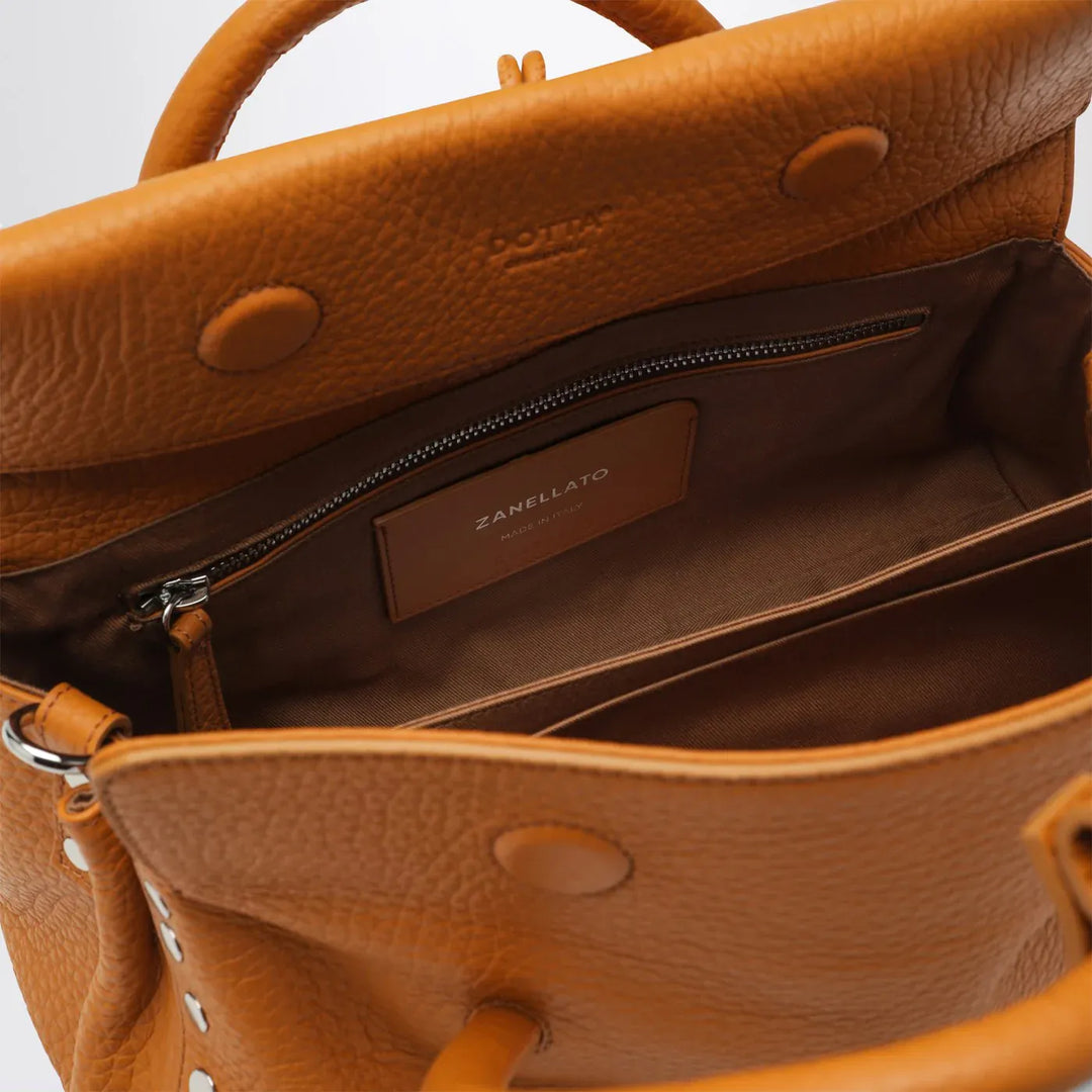 Zanellato - Dotta Centauro small tote bag in orange Brand Apparel &amp; Accessories TU