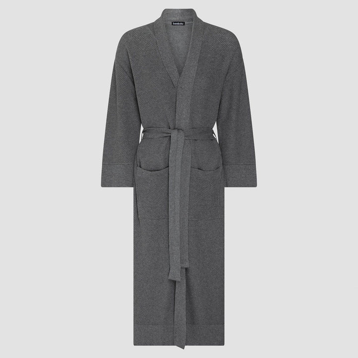 Bemboka Bathrobes (L/XL) H140cm Grey Bemboka Pure Cotton Bathrobes Brand