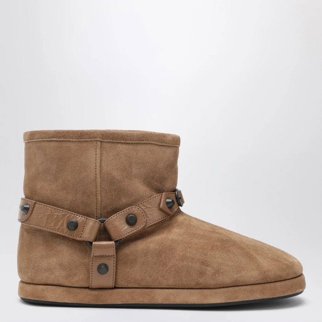 Balenciaga - Alaska Soft camel ankle boots Brand Boots 40 IT