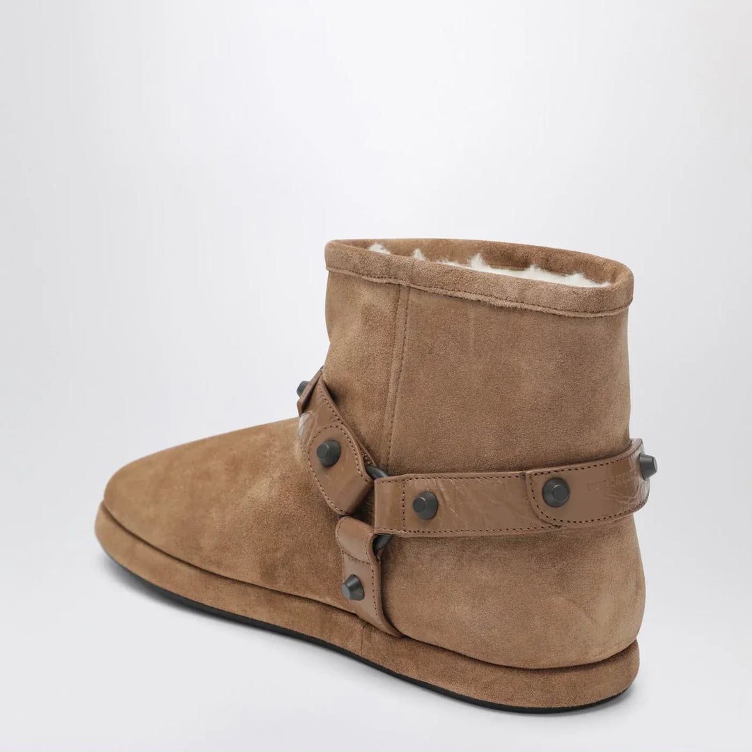 Balenciaga - Alaska Soft camel ankle boots Brand Boots 40 IT