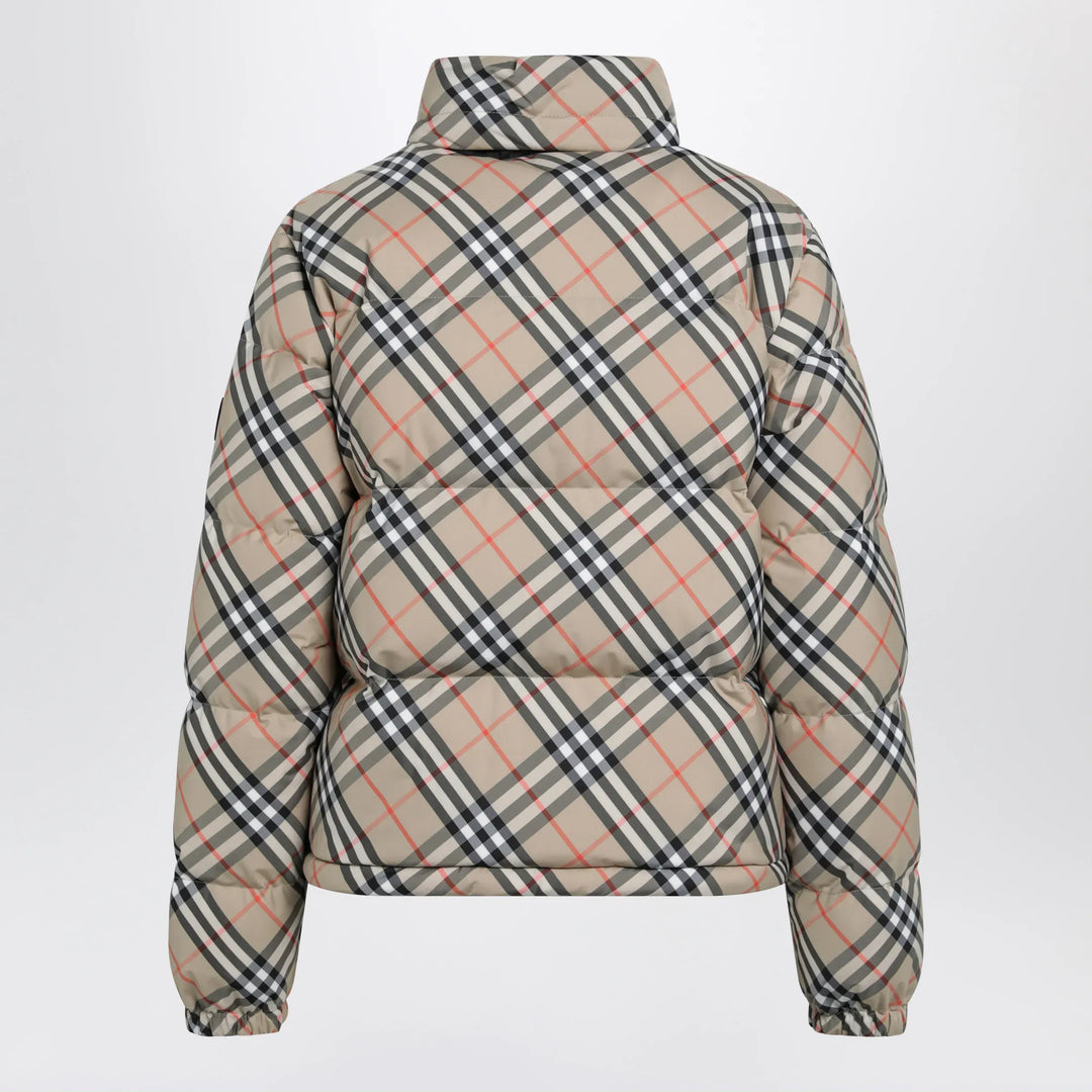 Burberry - Sand Check Ambleside Down Jacket Brand