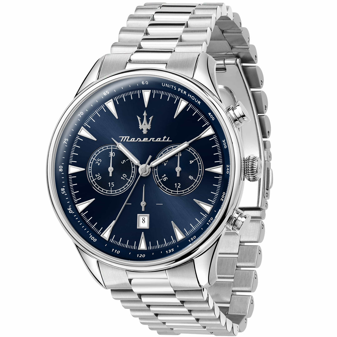 Maserati Chronograph Maserati Tradizione Silver 45mm Chronograph Brand