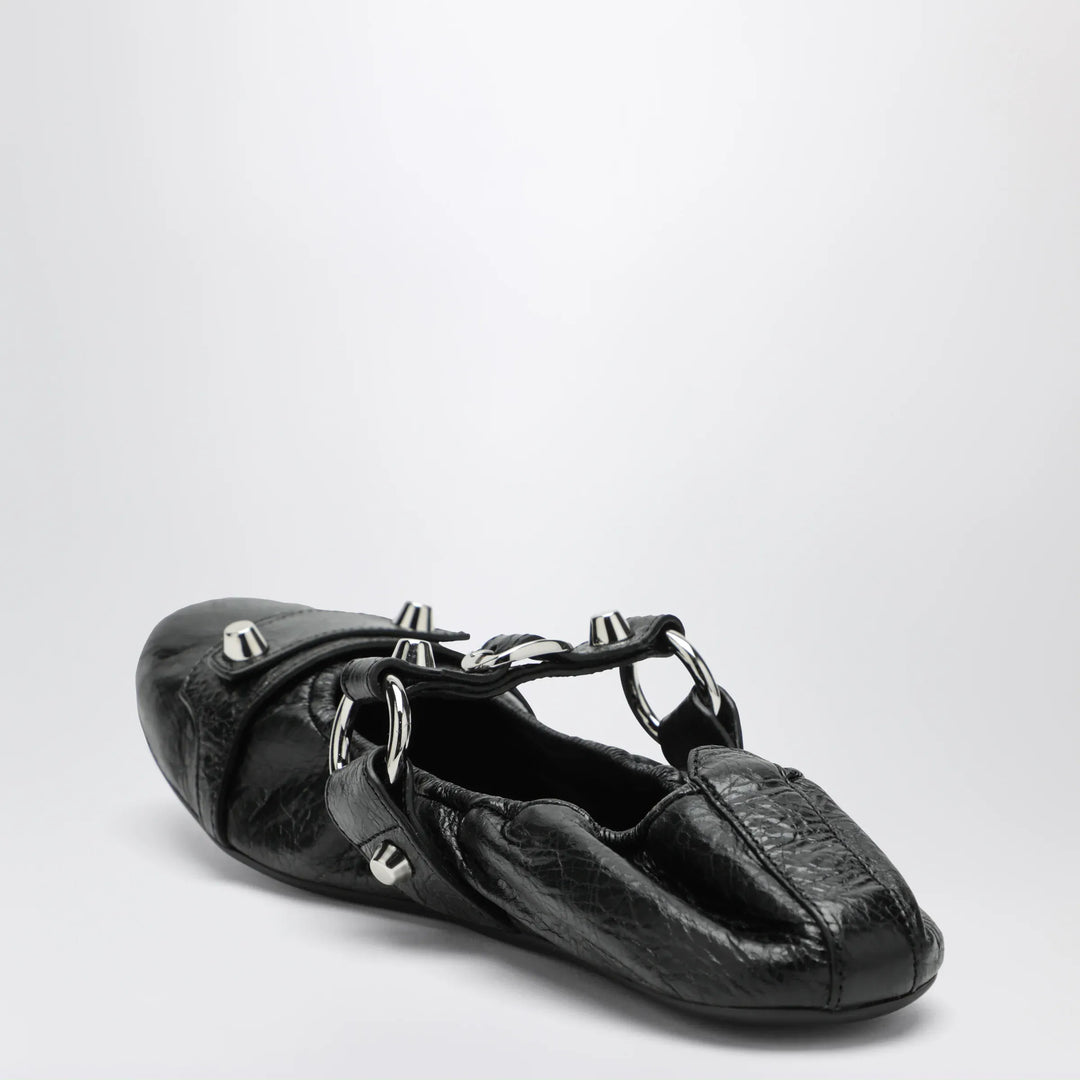 City black ballet flats in Arena lambskin leather Brand