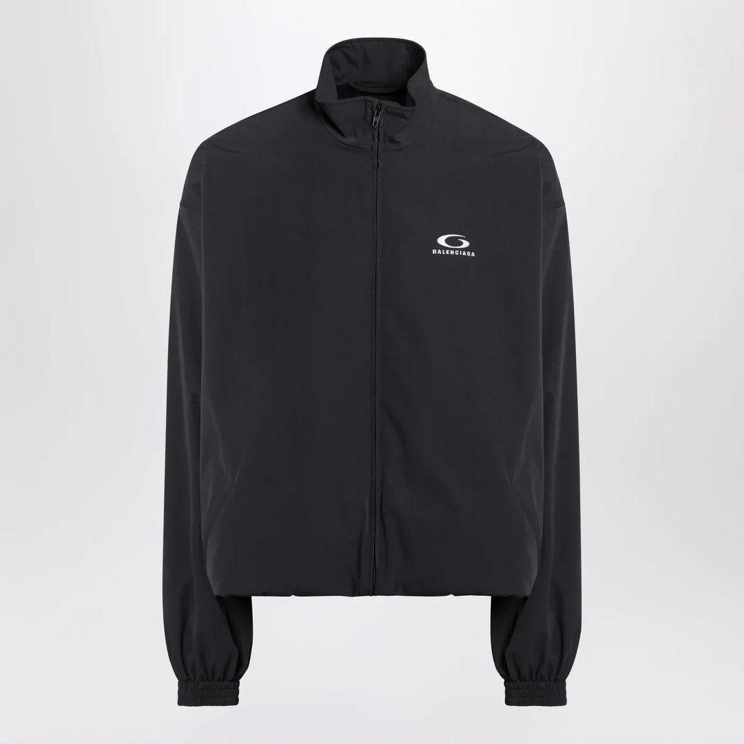 Balenciaga - Black washed Loop Sports Icon zip jacket Brand Coats &amp; Jackets S
