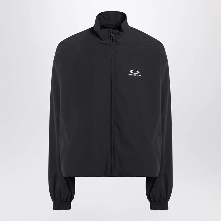 Balenciaga - Black washed Loop Sports Icon zip jacket Brand Coats &amp; Jackets S