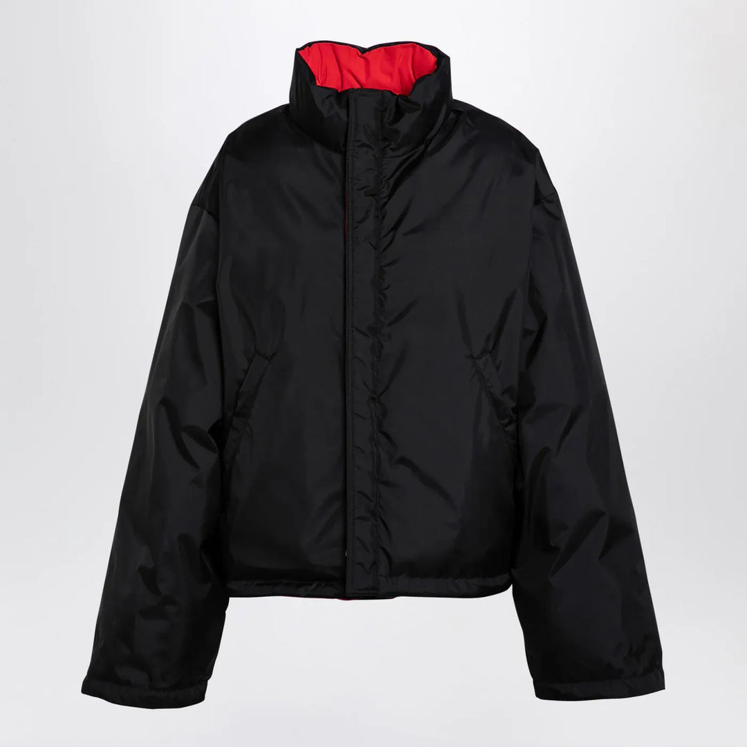 Balenciaga - Reversible red and black down jacket in technical twill Brand Coats &amp; Jackets 2