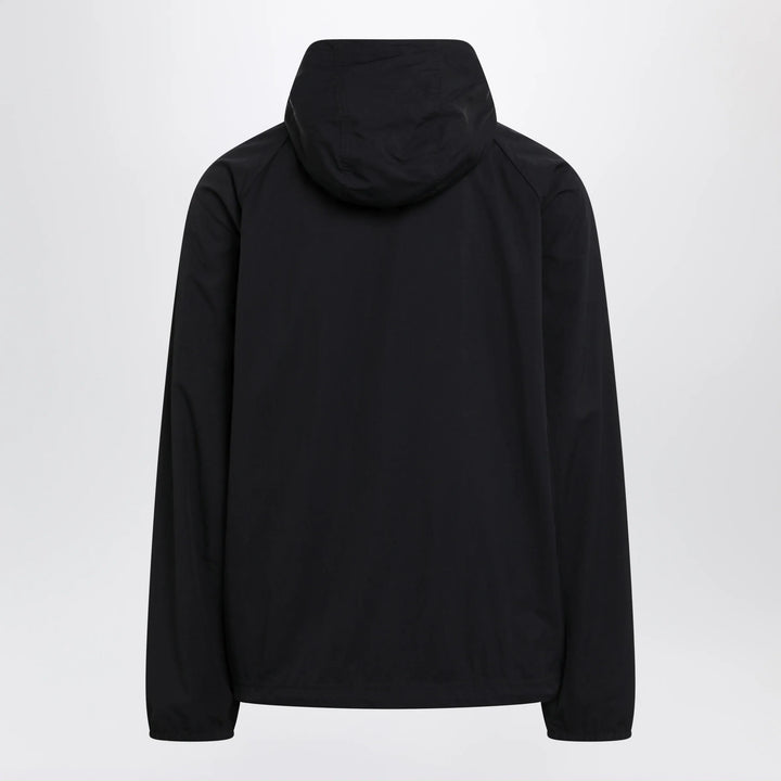 Balenciaga - Technical hooded track jacket in polyamide, black Brand Coats &amp; Jackets