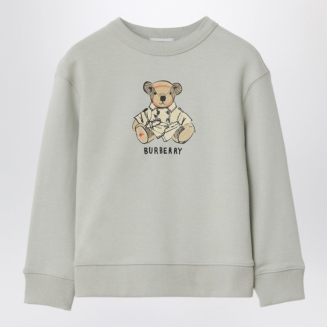 Coats & Jackets Burberry - Limestone gray sweatshirt with bear wearing trench coat Brand