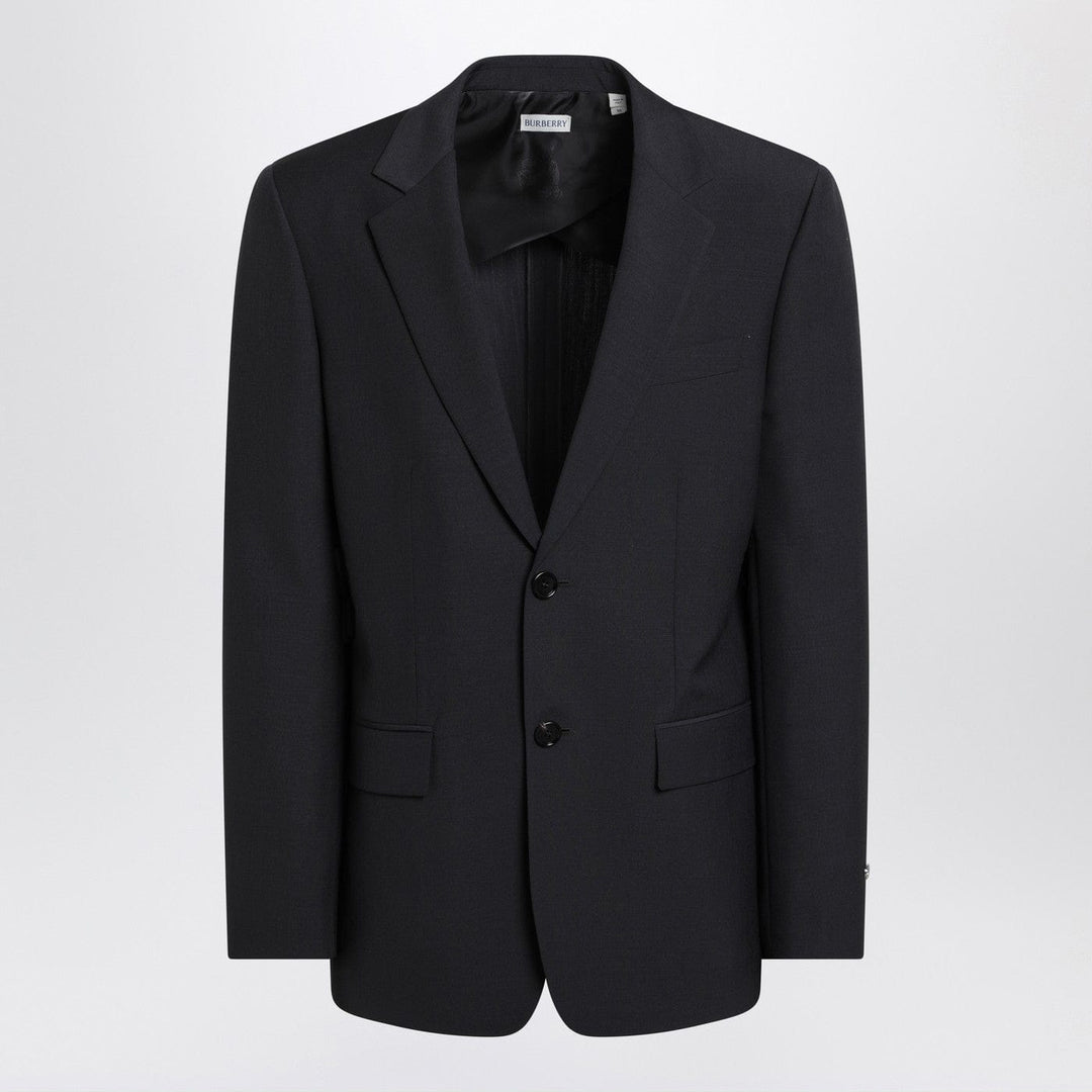 Coats & Jackets Burberry - Navy blue wool blend jacket Brand