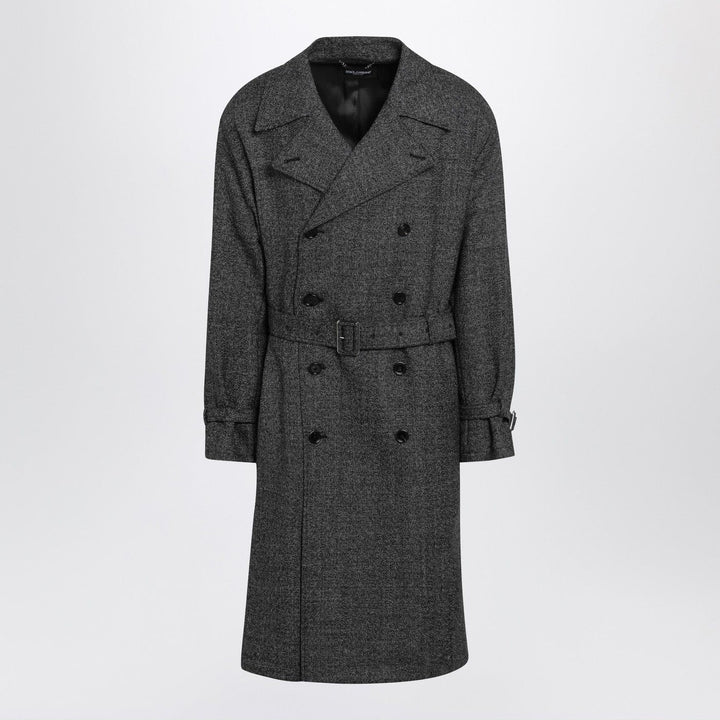 Coats &amp; Jackets 50 IT Dolce&amp;Gabbana - Grey wool double-breasted coat Brand