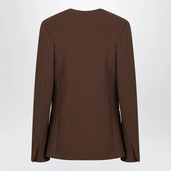 LouLou De Saison - Brown double-breasted wool jacket Brand Coats &amp; Jackets 36  FR